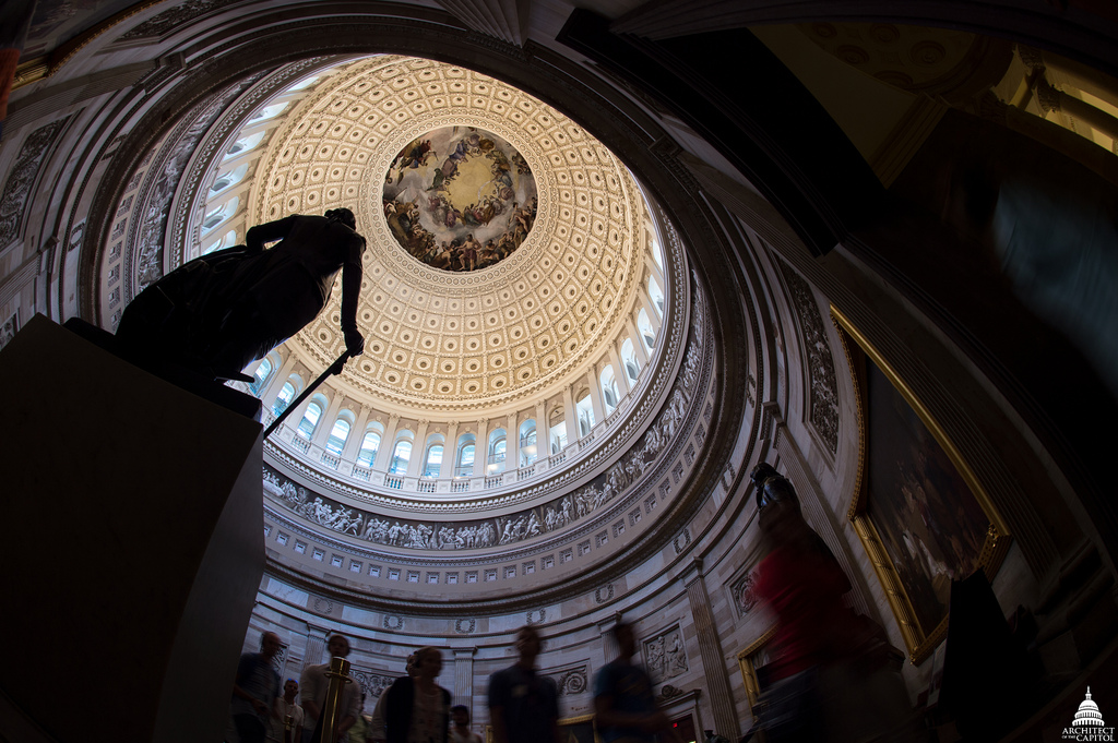 The Rotunda of the U.S. Capitol in Washington, DC. Photo courtesy Architect of the Capitol.