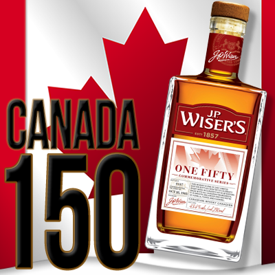 Canada celebrates its 150th anniversary on July 1, 2017, and J.P. Wiser's has released a special commemorative bottling to mark the occasion.