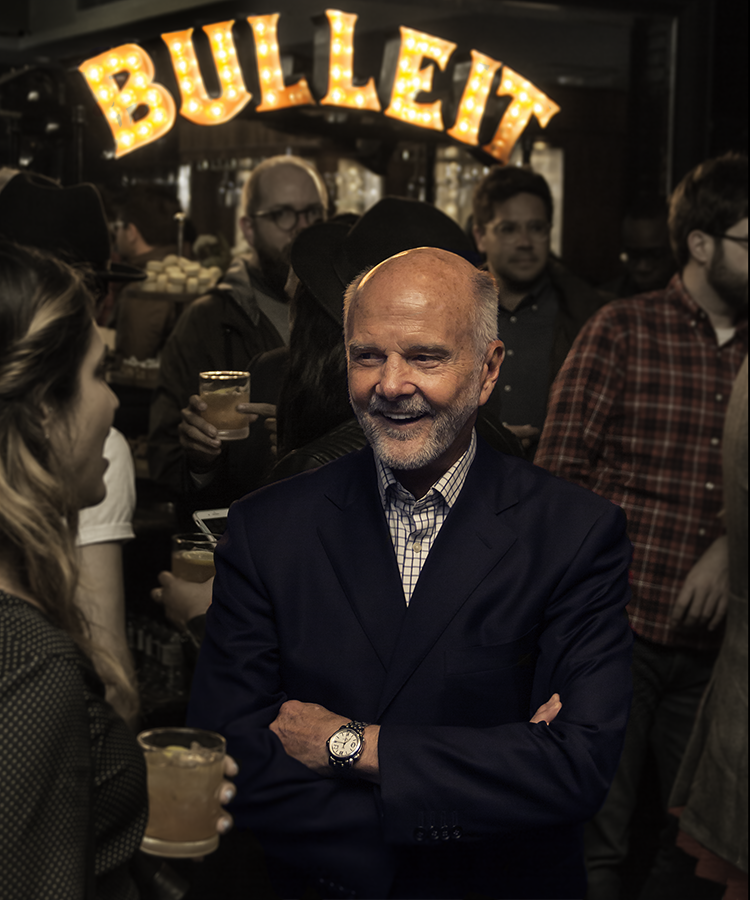 Bulleit Bourbon founder Tom Bulleit photographed on June 6, 2017. Photo ©2017, Mark Gillespie/CaskStrength Media.