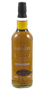 Lady of the Glen Secret Islay 14 Single Malt. Image courtesy Hannah Whisky Merchants.