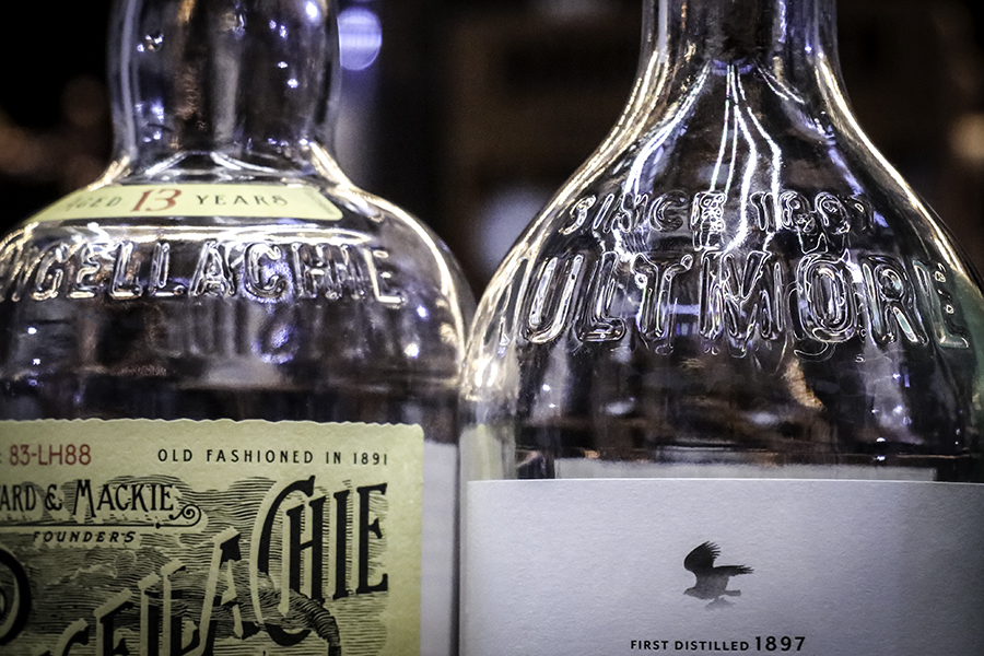 Single Malt Whisky bottles on display. Photo ©2017, Mark Gillespie/CaskStrength Media.