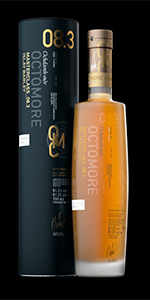 Bruichladdich Octomore 8.3 Islay Single Malt. Image courtesy Bruichladdich.