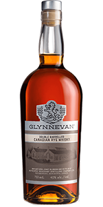 Glynnevan Double Barreled Canadian Rye Whisky. Image courtesy Authentic Seacoast Distilling. 