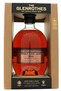 The Glenrothes 2005 Willow Park bottling. Image courtesy Willow Park Wines & Spirits.