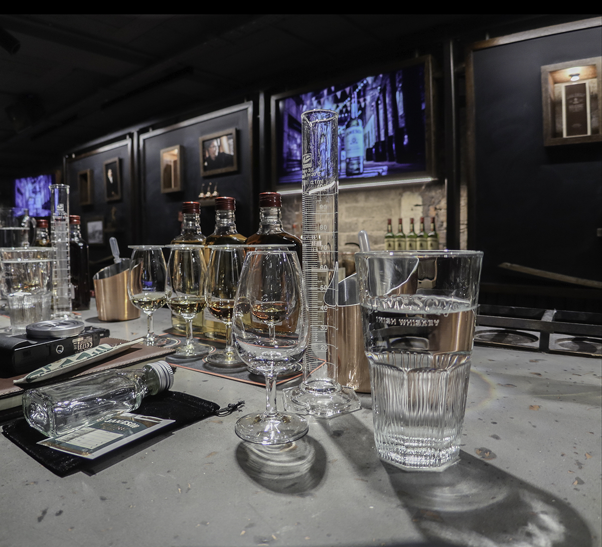 The blending lab at the Jameson Distillery Bow Street. Photo ©2018, Mark Gillespie/CaskStrength Media.