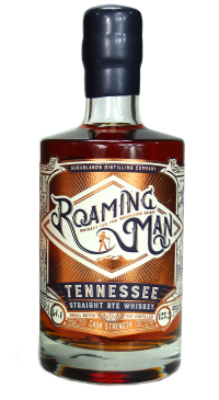 Roaming Man Tennessee Straight Rye Whiskey. Image courtesy Sugarlands Distilling Company.