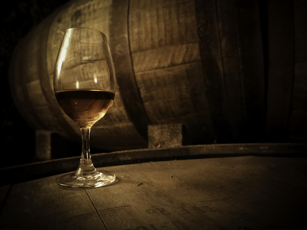 A glass of Redbreast Dream Cask in a warehouse at Ireland's Midleton Distillery. Photo ©2018, Mark Gillespie/CaskStrength Media.