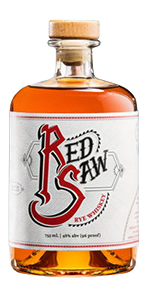 Red Saw Rye Whiskey. Image courtesy Honeoye Falls Distillery.