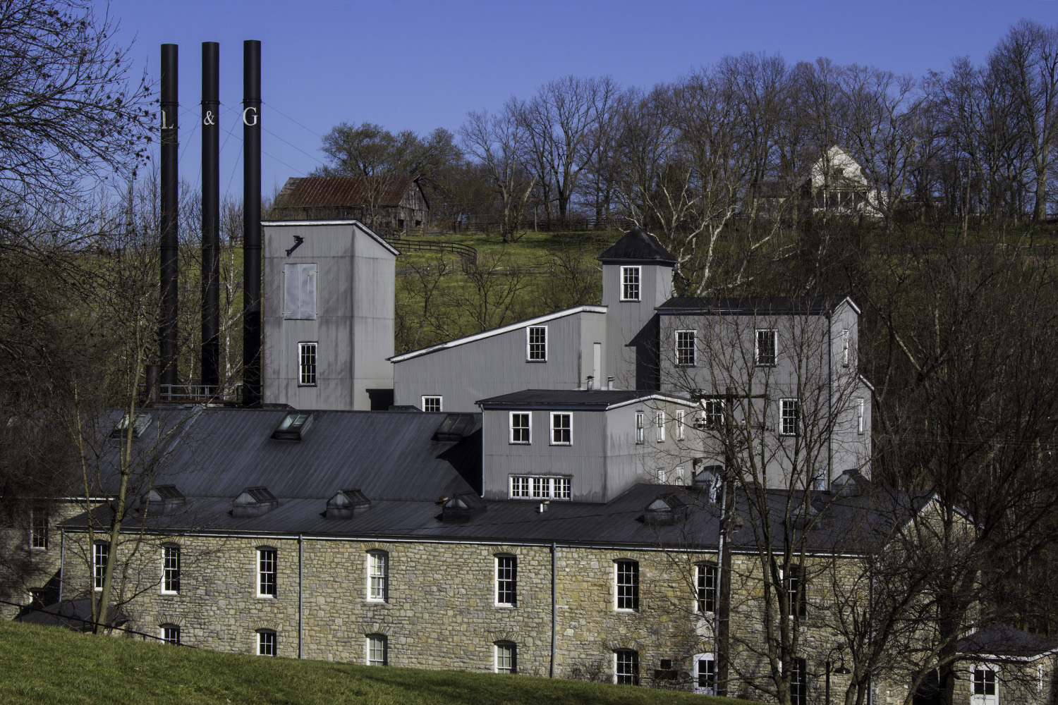 Brown-Forman's Woodford Reserve Distillery in Versailles, Kentucky. File photo ©2018, Mark Gillespie/CaskStrength Media.