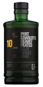 Bruichladdich Port Charlotte 10 Years Old. Image courtesy Bruichladdich.