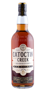 Catoctin Creek Roundstone Rye Cask Proof Hickory Finish. Image courtesy Catoctin Creek Distillery.