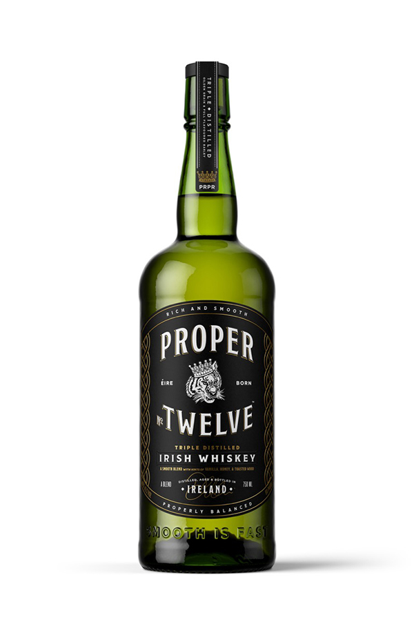 Proper No. Twelve Irish Whiskey. Image courtesy Eire Born Spirits.