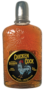 Chicken Cock 10 Year Old Double Barrel Bourbon. Image courtesy Grain and Barrel Spirits.