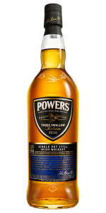 Powers Three Swallow (Export Version). Image courtesy Irish Distillers/Pernod Ricard USA.