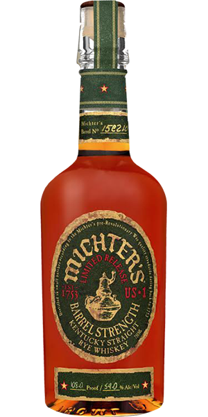 Michter's US*1 Barrel Strength Rye. Image courtesy Michter's/Chatham Imports LLC.