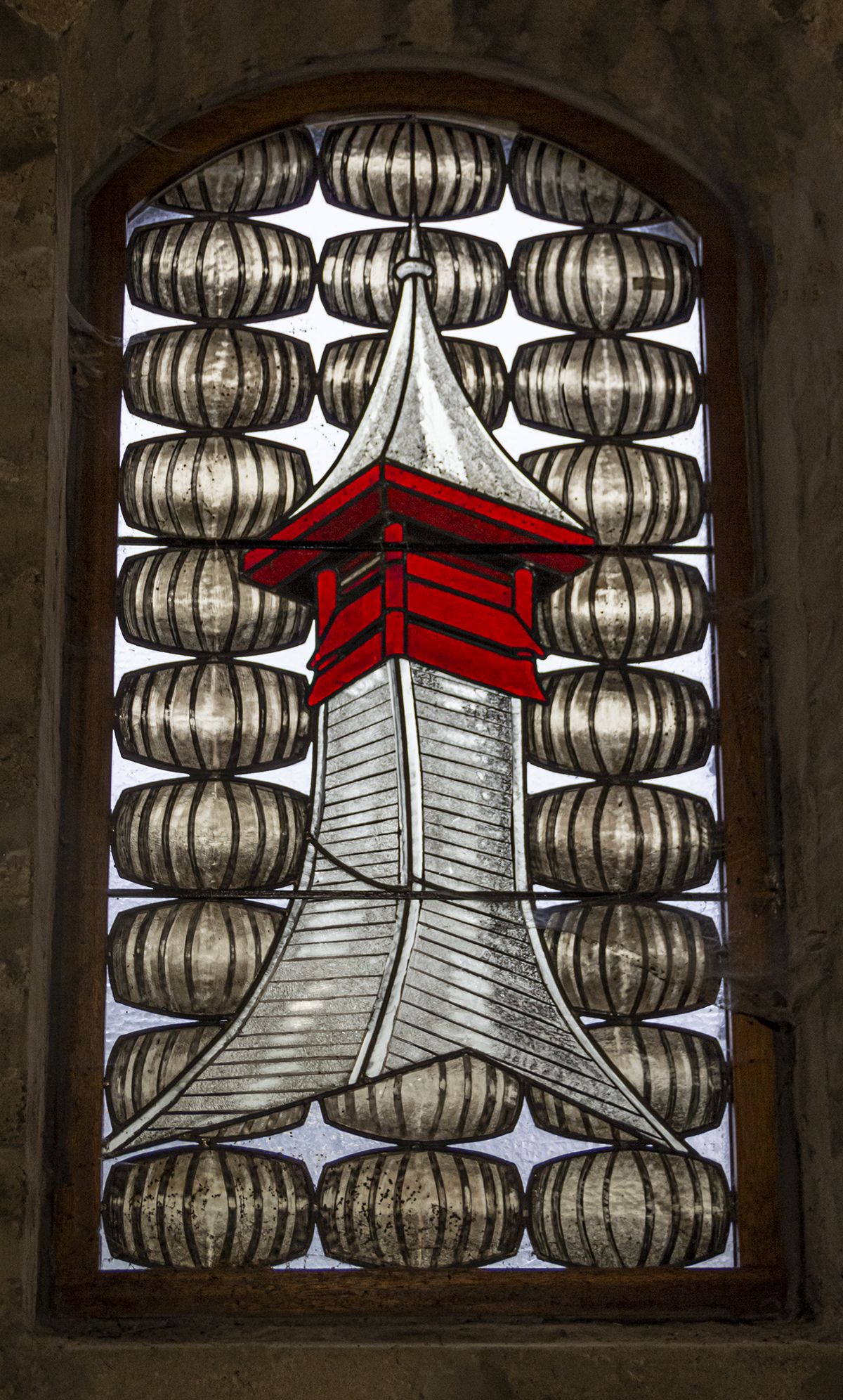 More distilleries need to have stained glass windows in their warehouses like this one at Scotland's Knockdhu (anCnoc) Distillery! More distilleries need to have stained glass windows in their warehouses like this one at Scotland's Knockdhu (anCnoc) Distillery!