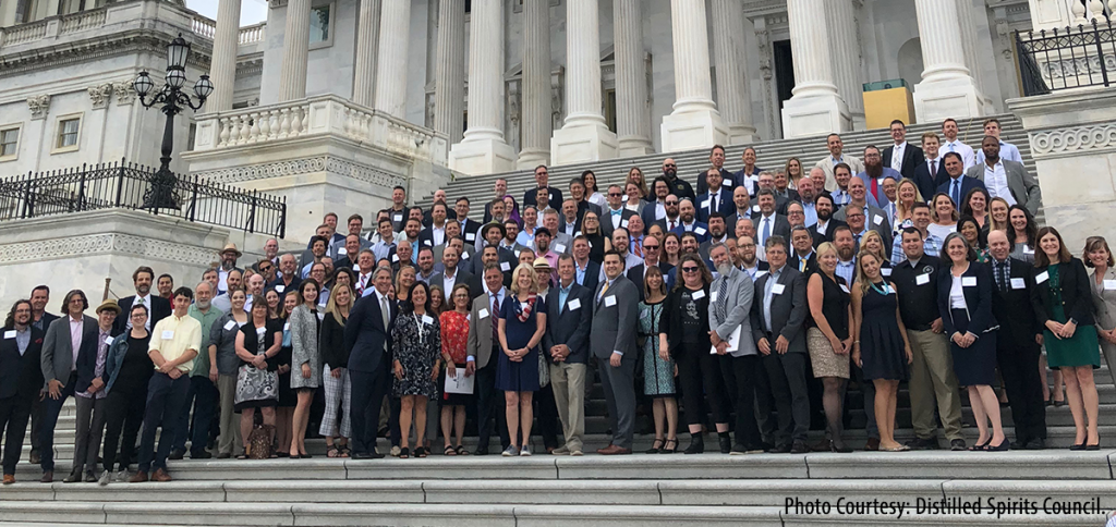 Attendees at the Public Policy Conference sponsored by the Distilled Spirits Council and the American Craft Spirits Association on Capitol Hill. Photo courtesy Distilled Spirits Council.