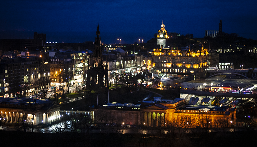 Edinburgh, Scotland as seen from Edinburgh Castle. File photo ©2019, Mark Gillespie/CaskStrength Media.