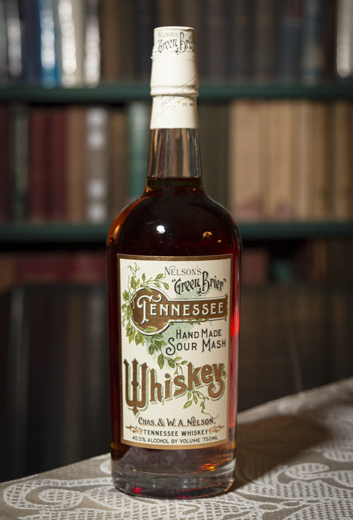 This may look like a vintage bottle, but Charles and Andy Nelson replicated their family's historic label design for their Green Brier Tennessee Whiskey. We'll have tasting notes for it on this week's WhiskyCast! This may look like a vintage bottle, but Charles and Andy Nelson replicated their family's historic label design for their Green Brier Tennessee Whiskey. We'll have tasting notes for it on this week's WhiskyCast!