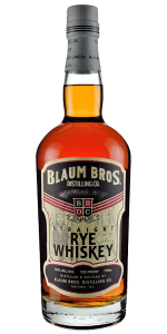 Blaum Bros. Old Straight Rye Whiskey. Image courtesy Blaum Bros. Distilling Co. 