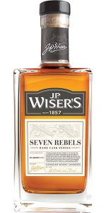 J.P. Wiser's Seven Rebels. Image courtesy Corby Spirit & Wine. 