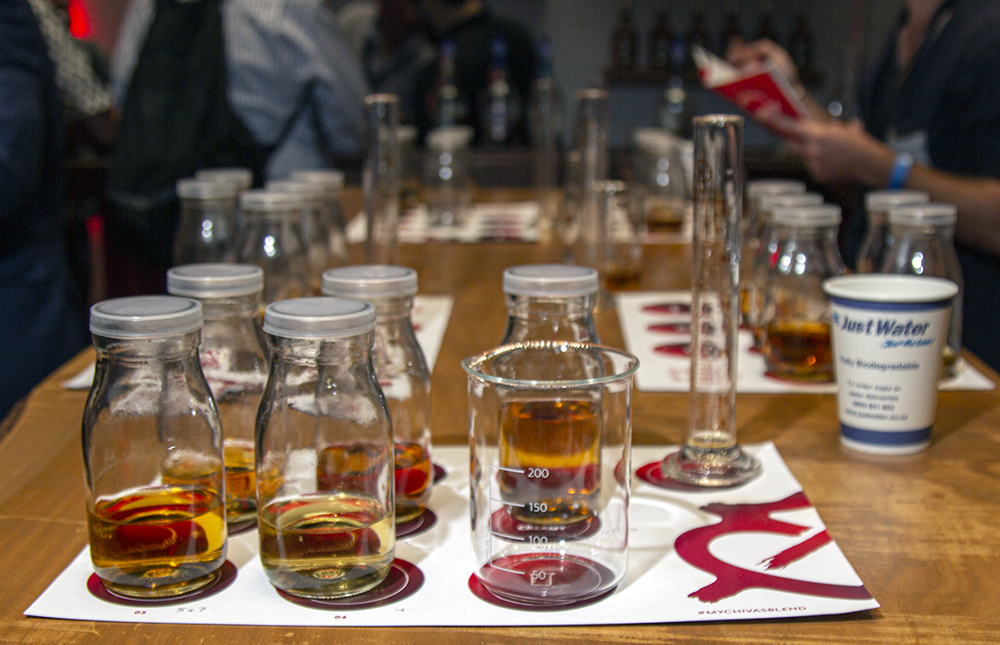 A Chivas blending exhibit during DramFest 2020 March 8, in Christchurch, New Zealand. Photo ©2020, Mark Gillespie/CaskStrength Media.