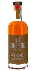 Flóki Beer Barrel Finish Icelandic Single Malt Whisky. Image courtesy Eimverk Distillery.