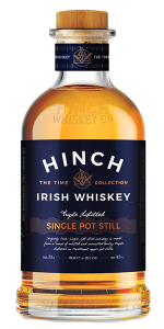 Hinch Single Pot Still Irish Whiskey. Image courtesy Hinch Distillery Company.