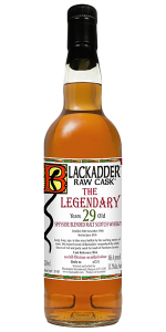 Blackadder "The Legendary" 29 Year Old Blended Malt Scotch Whisky. Image courtesy Glass Revolution Imports.