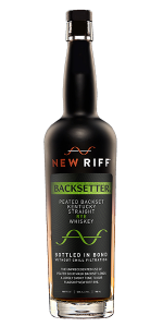 New Riff Backsetter Peated Backset Rye. Image courtesy New Riff Distilling.