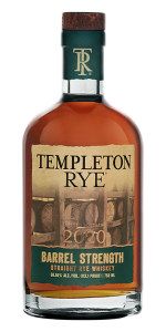 Templeton Rye Barrel Strength 2020 Edition. Image courtesy Templeton Rye.