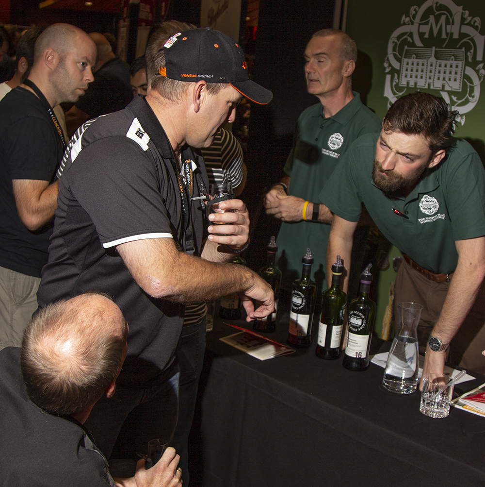 Social distancing is difficult to maintain at whisky festivals, such as March's DramFest 2020 in Christchurch, New Zealand during the early stages of the Covid-19 global pandemic. File photo ©2020, Mark Gillespie/CaskStrength Media.