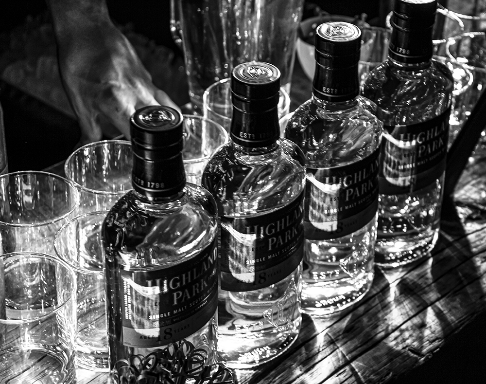 Whisky bottles on a bar. File photo ©2020, Mark Gillespie/CaskStrength Media.