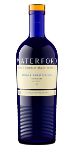 Waterford Dunmore 1.1 Irish Single Malt Whisky. Image courtesy Waterford Distillery/Glass Revolution Imports.
