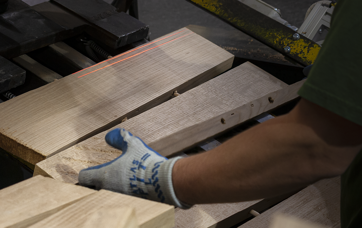 Technology plays a role in today's barrel cooperages, but making barrels still relies on tried-and-true carpentry, such as the dowel pins that hold barrel heads together without any adhesives. Technology plays a role in today's barrel cooperages, but making barrels still relies on tried-and-true carpentry, such as the dowel pins that hold barrel heads together without any adhesives.