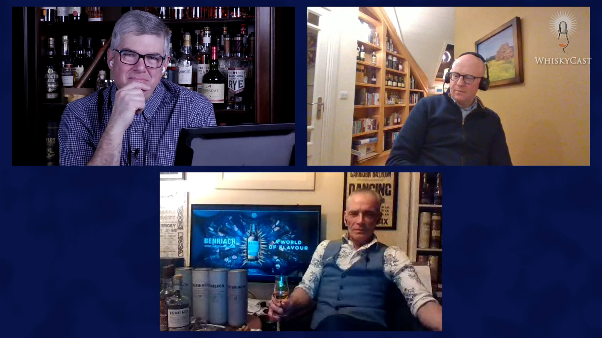 Midleton Master Distiller Kevin O'Gorman and Stewart Buchanan of BenRiach and GlenDronach distilleries were our guests on the latest #HappyHour webcast. Midleton Master Distiller Kevin O'Gorman and Stewart Buchanan of BenRiach and GlenDronach distilleries were our guests on the latest #HappyHour webcast.