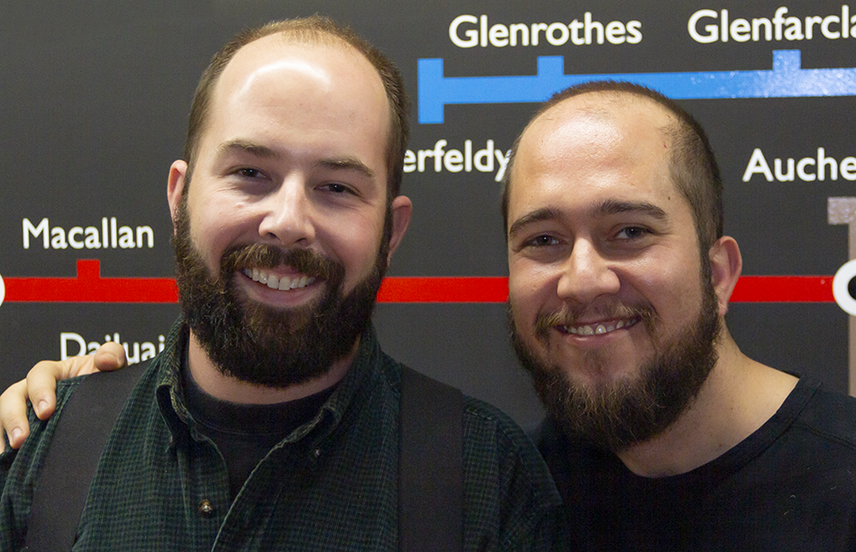 Gable Erenzo (shown at right with Chip Tate in this 2013 photo) was one of the driving forces in the growth of craft distilling, first at Tuthilltown Spirits and later at his own Gardiner Liquid Mercantile distillery. He died last Monday at the age of 41. We send our condolences to his wife Cathy and his entire family, along with his many friends in the whiskey industry. Gable Erenzo (shown at right with Chip Tate in this 2013 photo) was one of the driving forces in the growth of craft distilling, first at Tuthilltown Spirits and later at his own Gardiner Liquid Mercantile distillery. He died last Monday at the age of 41. We send our condolences to his wife Cathy and his entire family, along with his many friends in the whiskey industry.