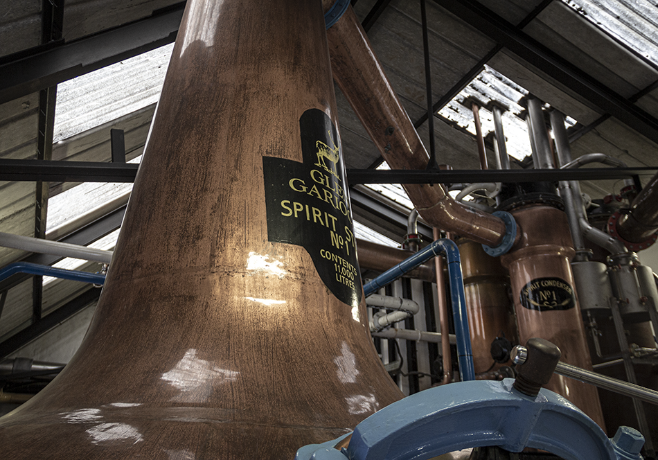 One of the old stills in Scotland's Glen Garioch distillery. File photo ©2021, Mark Gillespie/CaskStrength Media.