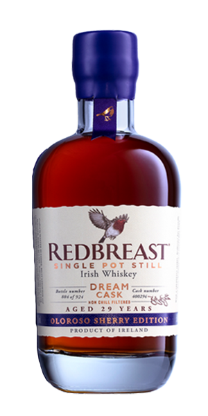Redbreast Dream Cask Oloroso Sherry Edition. Image courtesy Irish Distillers Pernod Ricard.