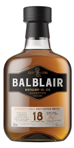 Balblair 18 Years Highland Scotch Whisky. Image courtesy Balblair/International Beverage.