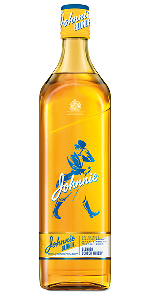 Johnnie Blonde Blended Scotch Whisky. Image courtesy Diageo.