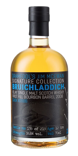 Dramfool Jim McEwan Signature Collection Bruichladdich 2008. Image courtesy Dramfool.