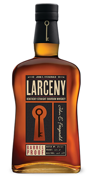 Larceny Barrel Proof Batch #B521. Image courtesy Heaven Hill Distillery.