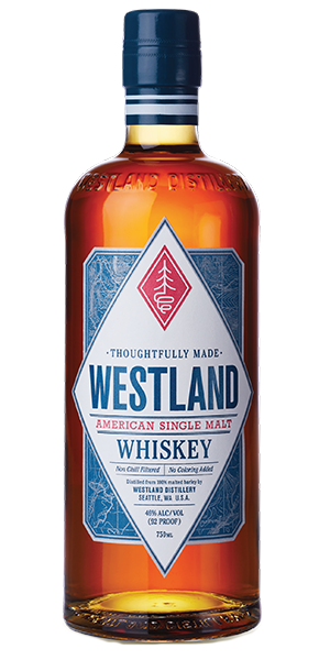 Westland American Single Malt Whiskey. Image courtesy Westland Distillery.