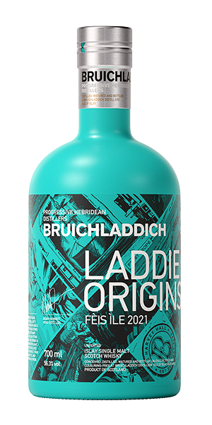 Bruichladdich Laddie Origins. Image courtesy Bruichladdich.
