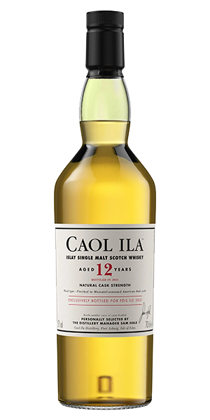 Caol Ila 12 2021 Fèis Ìle bottling. Image courtesy Diageo.