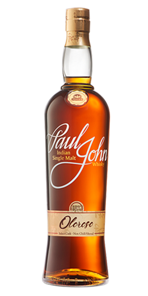 Paul John Oloroso Select Cask Indian Single Malt Whisky. Image courtesy Paul John Whisky/John Distilleries.