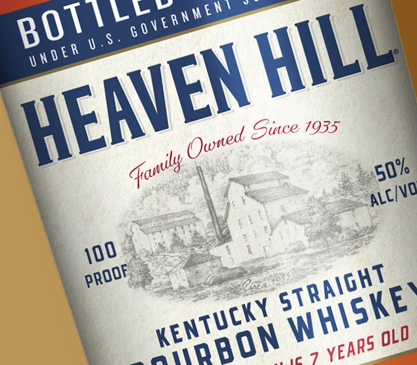 The label of Heaven Hill's Bottled in Bond Bourbon. Image courtesy Heaven Hill Distillery.