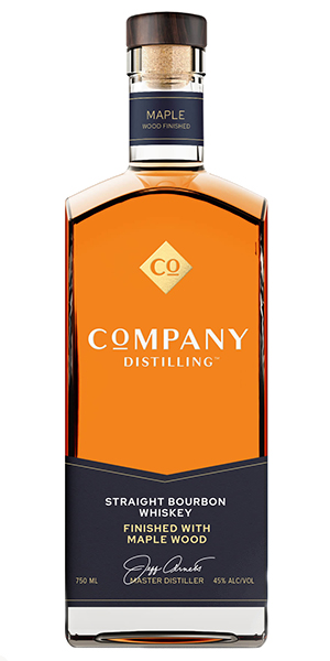 Company Distilling Maple Cask Finished Bourbon. Image courtesy Company Distilling.