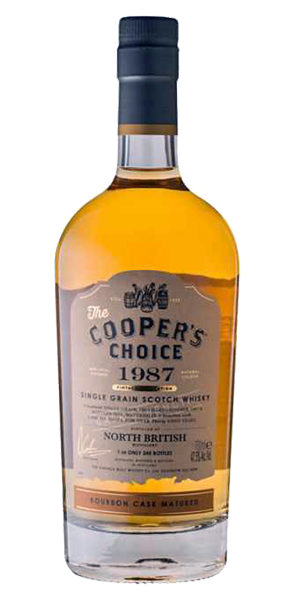 Cooper's Choice 1987 North British Single Grain. Image courtesy The Vintage Malt Whisky Company.